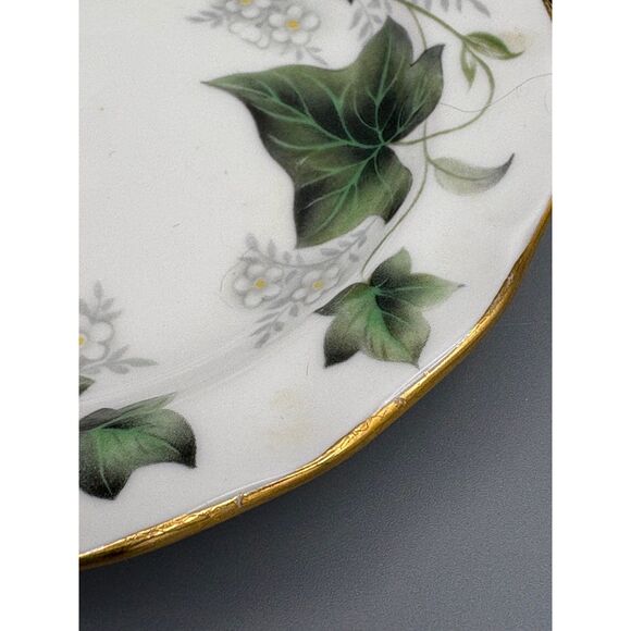 Vintage Duchess Bone China England IVY 2 Small Plates Coasters 70s - Picture 2 of 4